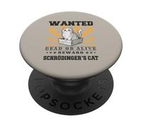 Cats Kitten-Meow Schrödinger's Cat Schrodingers Cat PopSockets Adhesive PopGrip