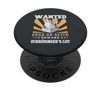 Cats Kitten-Meow Schrödinger's Cat Schrodingers Cat PopSockets Adhesive PopGrip