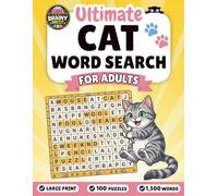 Cats Large Print Word Search for Adults: Fun & Relaxing Puzzle Book for Adults & Seniors with Cute Themes, Large Print Layout & Easy-to-Read Word ... Print Animal & Nature Word Search Series)