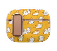 Cats Leave Paw Prints Headphone Case Compatible with Airpod Pro 2 Protective Cover Cute Hard Case