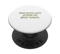 Cats leave paw prints on your heart. PopSockets Adhesive PopGrip