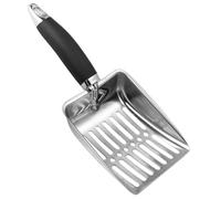 Cats Litter Scoops Smooth Metal Sifting Hollowed Shovel Metal Handle Poops Sifting Cats Poops Scooper