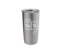 Cats | Lover Periodic Table Elements Funny Science Stainless Steel Insulated Tumbler