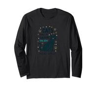 Cats Make Me Happy You Not So Much - Funny Pet Lover Art Long Sleeve T-Shirt, Adult Unisex, Black, M