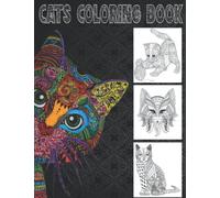 Cats Mandala Coloring Book: Cosy beautiful handkerchiefs and graphic designs to relieve stress for teenagers, young people and adults.