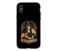 Cats Mom Pet Mother Tarot Gothic Moon Witch Art Case for iPhone X/XS