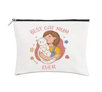 Cats Mum Gift for Cat Lovers Gifts for Women Cat Gifts for Women Birthday Gift Friend Cat Lover Makeup Bag Cosmetic Bags for Womens Christmas Presents for Womens