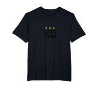 Cats Over Everything - Feline Lover Graphic T-Shirt, Men's Big and Tall, Black, 2X Tall