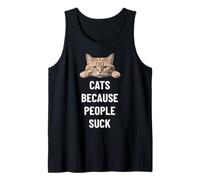 Cats Over People Feline Lover Funny Pet Tank Top