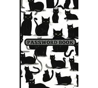 Cats password log book, password tracker book, internet address and password logbook, 112 pages, 6" x 9" paperback, perfect gift for anyone that forgets their passwords, great gift for cat lovers