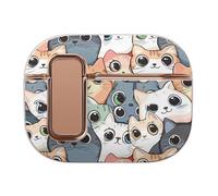 Cats Pattern Headphone Case Compatible with Airpod Pro 2 Protective Cover Cute Hard Case