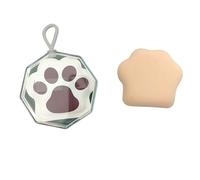 Cat's Paw Air Cushion Makeup Puffs, 3PCS Powder Puff Makeup Cushion Puff Foundation Sponge Blender Sponge for Liquid, Cream, and Powder with Storage Box