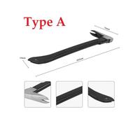 Cat's Paw Nail Puller Pry Bar Tool with Dual Strike Zones and -Honed Claws for Home Remodeling, Black Metal a