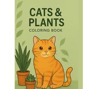 Cats & Plants Coloring Book