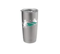 Cats Playing Ping Pong Table Tennis Stainless Steel Insulated Tumbler