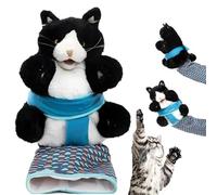 Cats Puppet Wrestler, Cat Arm Wrestle Toy, Cat Wrestling Glove, Interactive Hand Puppet with Tough Padding for Safe Play, Durable Plush Stuffed Animal Toy for Fun Interaction