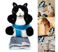 Cats Puppet Wrestler, Cat Wrestling Toy Puppet, Cat Antarcking Wrestler Glove, Hand Puppet with Tough Padding for Safe Interactive Play, Cats Toy Puppets for Boredom Busting Training and Exercise