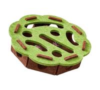 Cats Puzzle Toy Soft Felt Teaser Safe Toy With Bells Ball For Claw Prevents Through Active Play Cats Puzzle Maze
