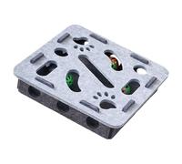 Cats Puzzle Toy Soft Felt Teaser Safe Toy With Bells Ball For Claw Prevents Through Active Play Felt Maze