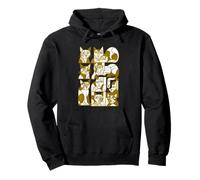 Cats Retro Midcentury Mid Century Modern Art Cat Pullover Hoodie