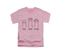 Cats, Rock Paper Scissors Cats Kitten Animal pet Tee T-Shirt Funny Unisex T Shirt Top Baby Pink