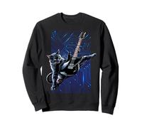 Cats Rock Tees Guitar Sweatshirt