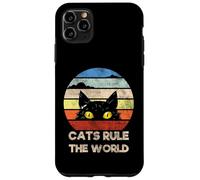 Cats Rule The World, Cool Funny Cats Graphic Cool Designs Case for iPhone 11 Pro Max