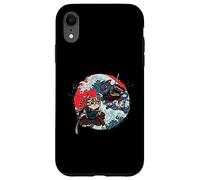 Cats Samurai Ninja Sinobi Sword Katana Sword Fighting Case for iPhone XR