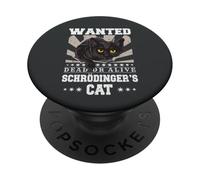 Cats Science Teacher Schrödinger's Cat Schrodingers Cat PopSockets Adhesive PopGrip