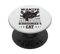 Cats Science Teacher Schrödinger's Cat Schrodingers Cat PopSockets Adhesive PopGrip
