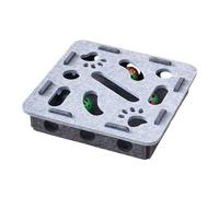 Cats Scratch Puzzle Enrichment Box, Cats Interactive Felt Maze Toys, Nail File Enrichment Box, Pet Games Exercise Hide Seek Toy, For Self-Play Indoor