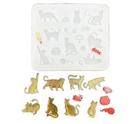 Cats Silicone for Craft Baking Soap Chocolate Decoration Food Safe Materials Cats Craft