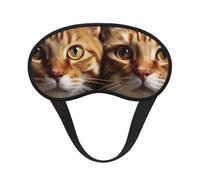 Cats Sleep Mask for Men Women Night Blindfold: Blackout Eye Masks for Sleep, Breathable Soft Sleeping Mask for Side Sleepers - Zero Pressure Eye Cover Shade for Travel