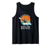 Cats Solves Most of My Problems Whitewater Kayaking The Rest Tank Top