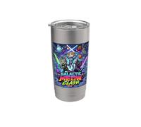 Cats Space Clash, Space Cats Illustration Graphic Cartoon Stainless Steel Insulated Tumbler