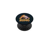Cats Sumo Wrestling Japan Sumo PopSockets Adhesive PopGrip