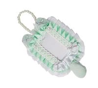 Cats Tail Photocard Holder Plush Cats Ears Photo Card Display Holder with Beads Chain for Women Girl Cosplay Enthusiasts Card Sleeve