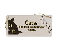 Cats: The True Architects of Design | Modern Home & Kitchen Decor | Cat Gift Idea with Peeping Cats & Pawprint Design | Full Colour | UK English Spelling & Grammar