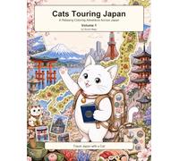Cats Touring Japan: A Relaxing Coloring Adventure Across Japan