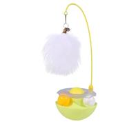 Cats Toys 3 in 1 Interactive Cat Toy with Catnip Feather Teaser & Track Balls Automatic Rotating Multi Functional Cat Feather Toys for Indoor Cats to Stimulate Hunting Instincts and Exercise