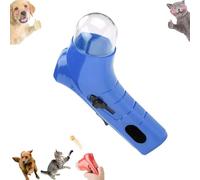 Cats Treats Dispenser Gun Cat & Dog Treat Gun Shooter Pet Treat Gun, Andheld Pet Feeding Toys For Dog Cat Exercise Training, Exercise & Outdoor Play (Blue)