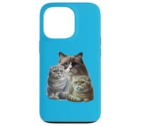 Cats: Two Scottish Folds & One Birman Case for iPhone 13 Pro