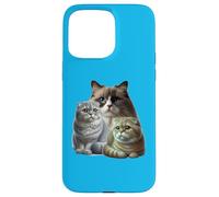 Cats: Two Scottish Folds & One Birman Case for iPhone 15 Pro Max