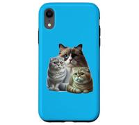 Cats: Two Scottish Folds & One Birman Case for iPhone XR