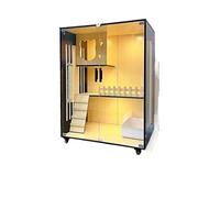 Cats Villa Cat Cage Villa Home Indoor Cabinet House Luxury Large Double-storey