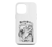 Cats with Scrubbing Claws on Pillars Case for iPhone 13 Pro Max