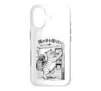 Cats with Scrubbing Claws on Pillars Case for iPhone 17