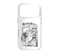 Cats with Scrubbing Claws on Pillars Case for iPhone 17 Pro