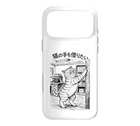 Cats with Scrubbing Claws on Pillars Case for iPhone 17 Pro Max