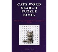 Cats Word Search Puzzle Book: 50 Fun Feline-Themed Puzzles for Cat Lovers